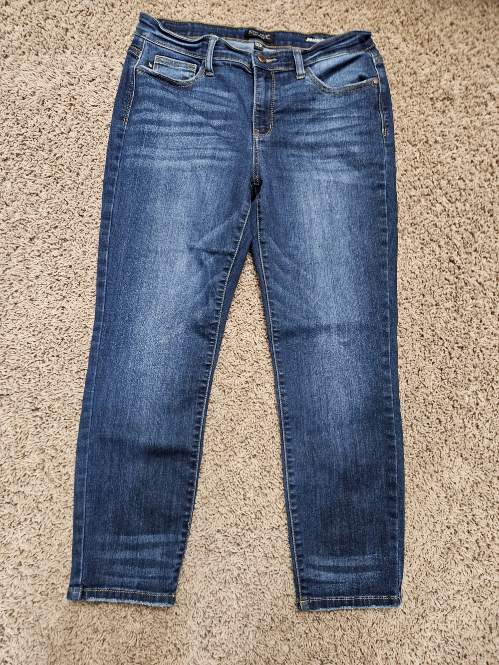 Judy Blue Dark Blue Skinny Stretch Jeans 13/31